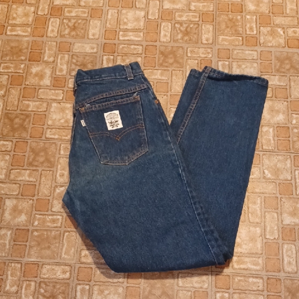 Levi's  Rare White Tag Classic Blue Jeans, Vintage Size 13 Juniors